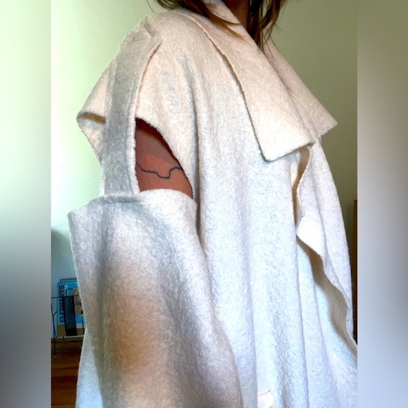 Oversized Asymmetrical Coat - Picture 6 of 6